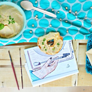 Hummus di ceci e mortadella